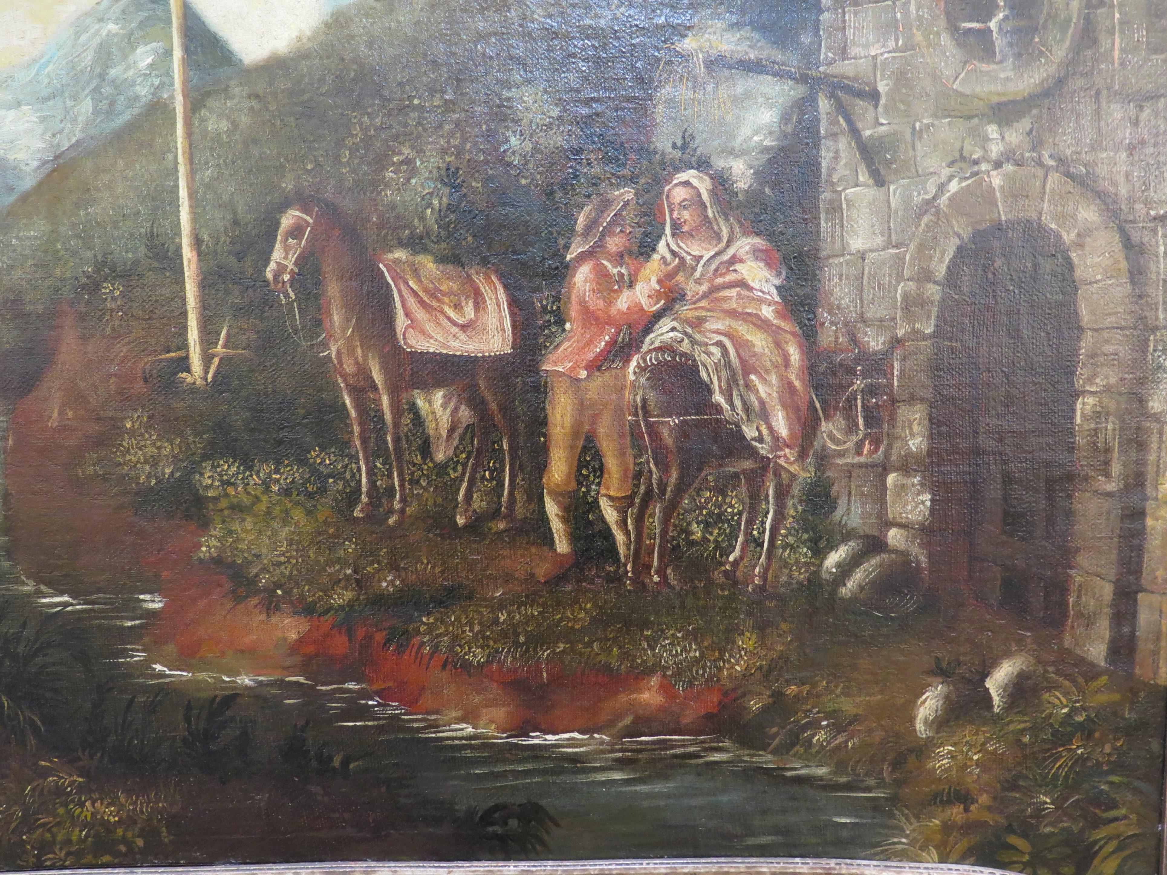 A Set of Four Late 18th Century / Early 19th Century Allegorical Paintings For Sale 6