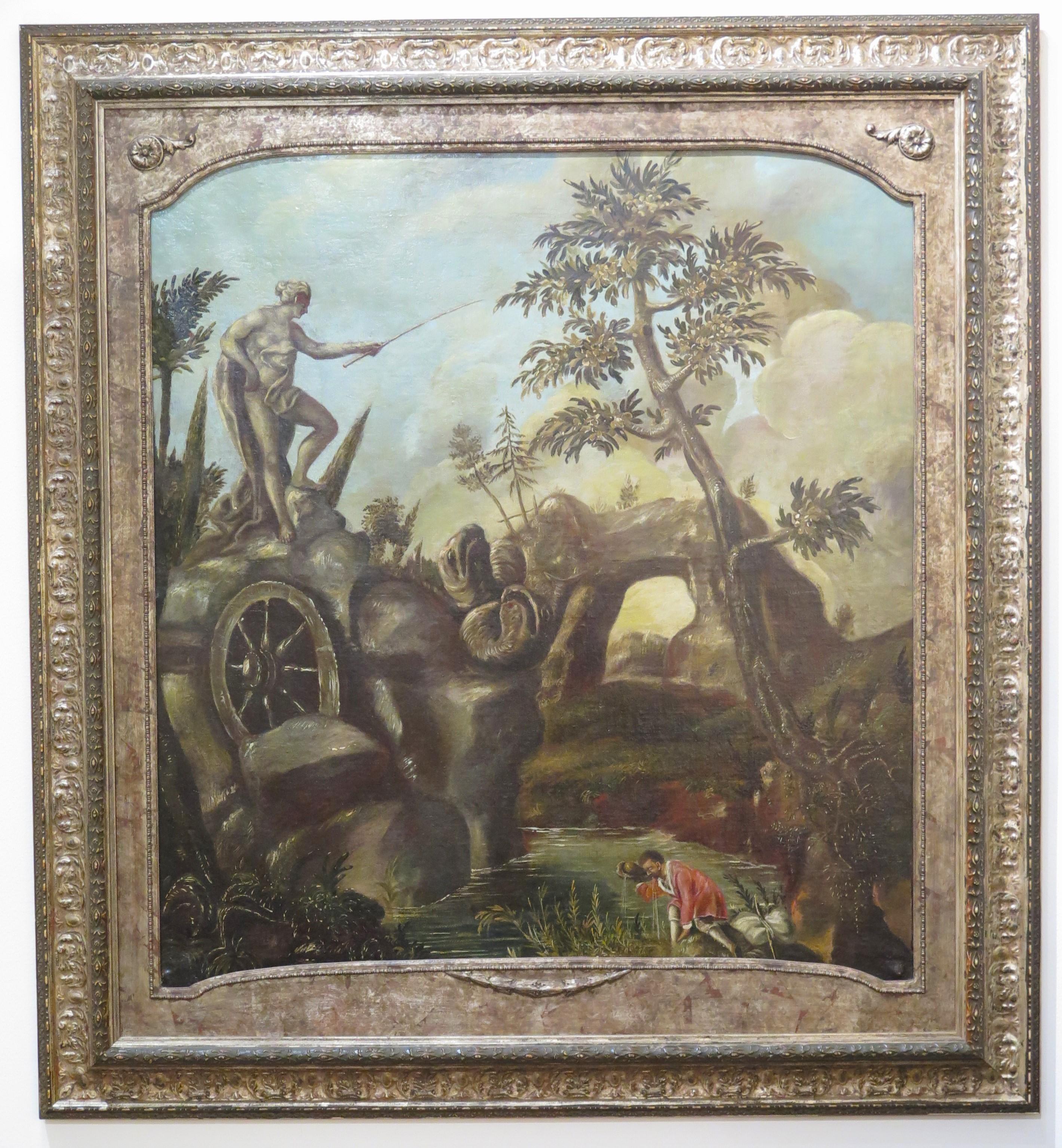 Canvas A Set of Four Late 18th Century / Early 19th Century Allegorical Paintings For Sale