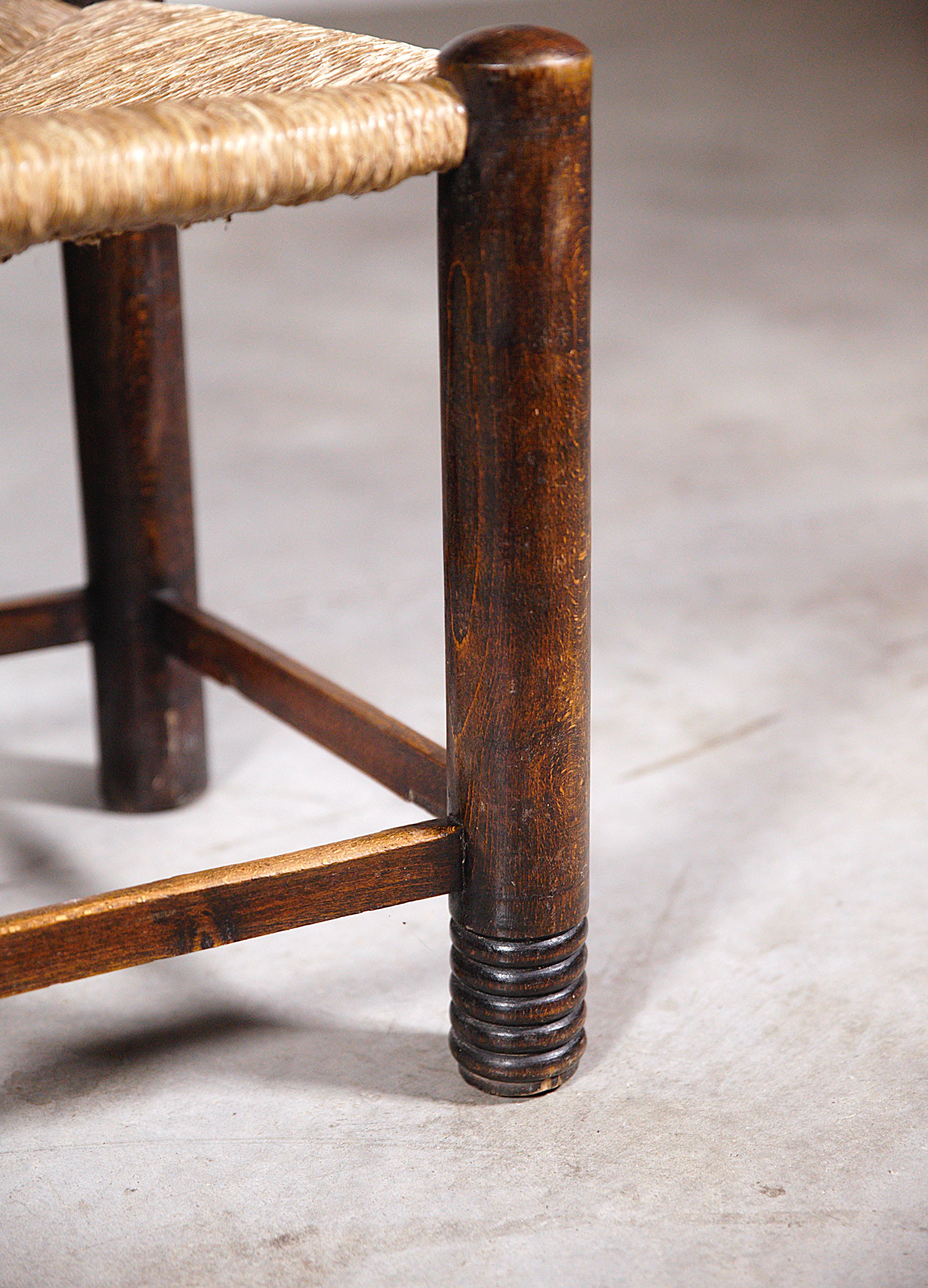 A Set of Four Mountain Dining Chairs France 1960's im Angebot 1