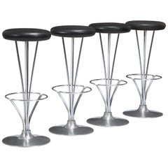 Set of Four Piet Hein Barstools