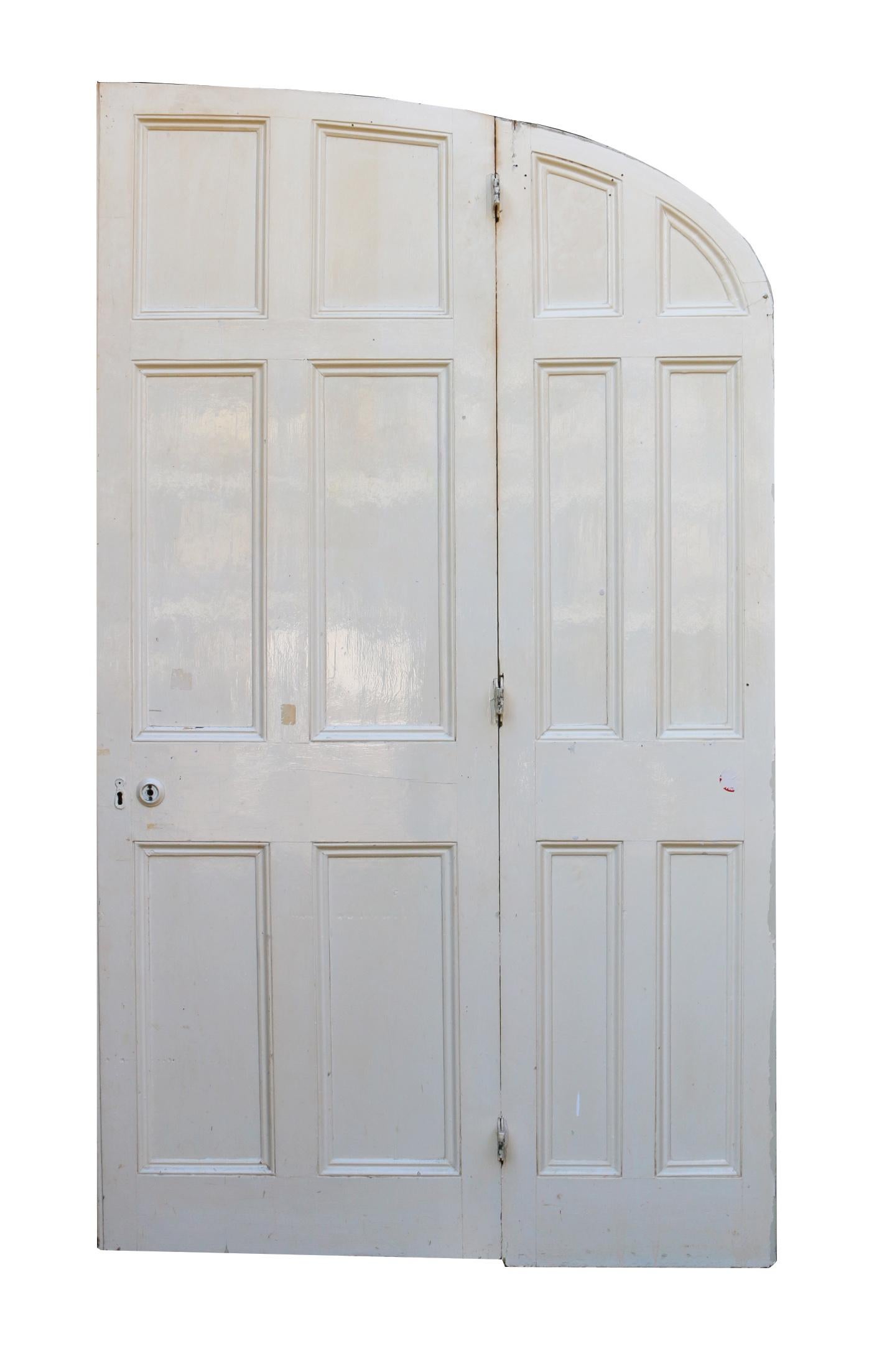 arched room divider doors