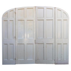 Antique Set of Four Reclaimed Arched Room Dividing Doors