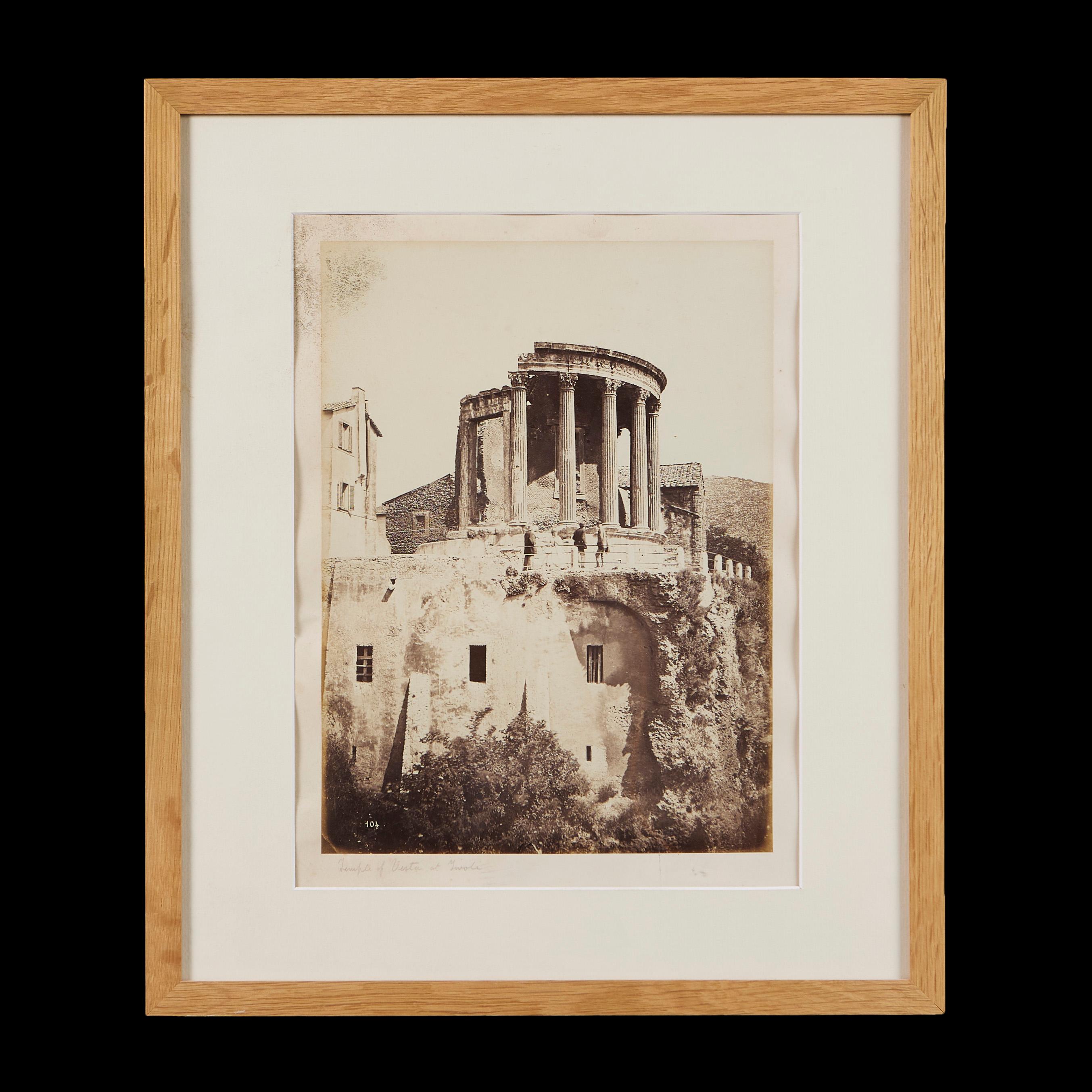 20th Century A Set of Four Sepia Photographs of Rome For Sale