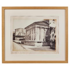 A Set of Four Sepia Photographs of Rome