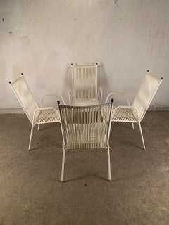 Set of Four Spaghetti Chairs, Italy, 1960s