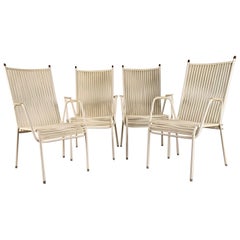 Set of Four Spaghetti Chairs, Italy, 1960s