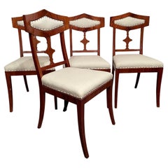A set of Four Swedish Biedermeier Chairs, 1830