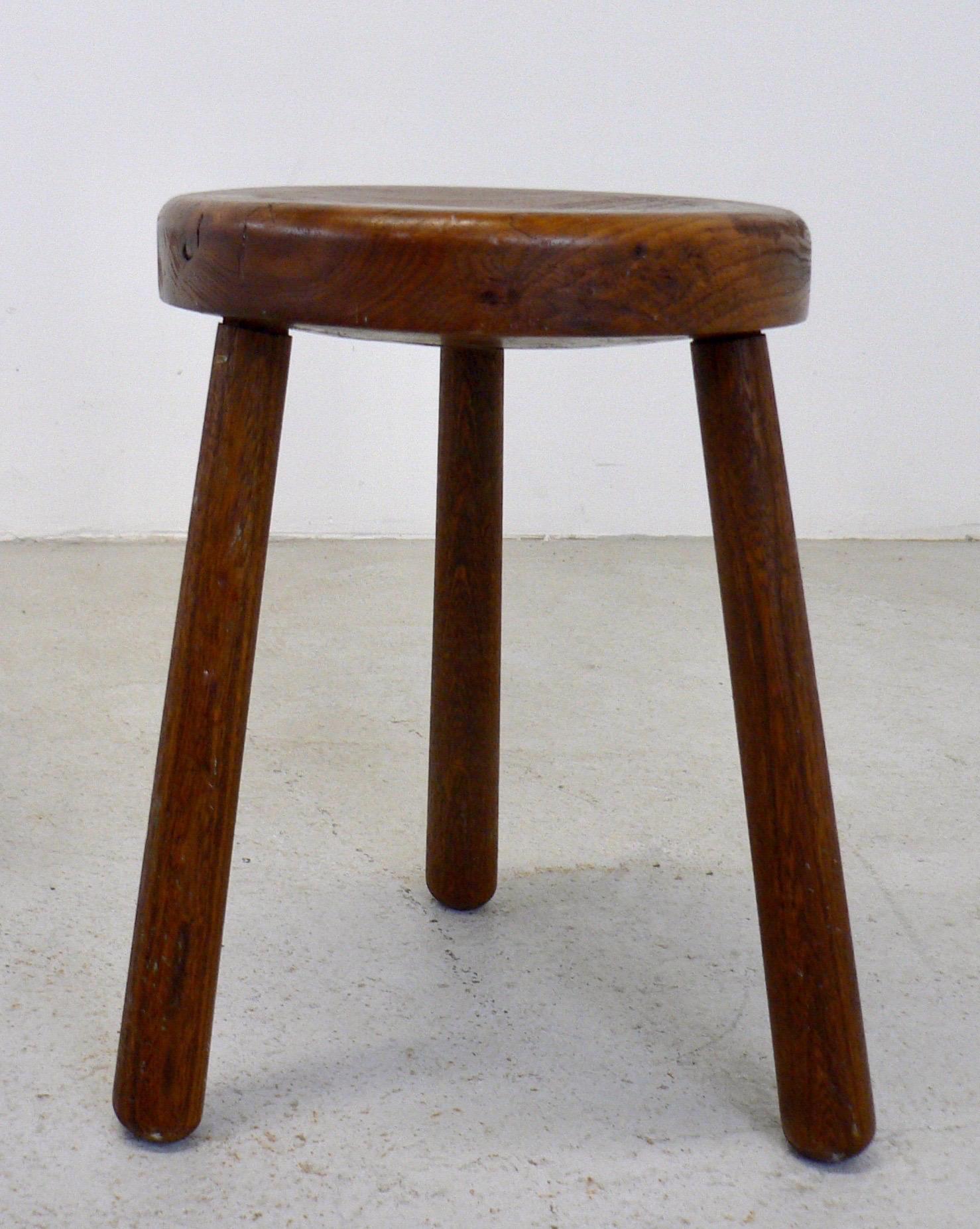 Français Ensemble de quatre tabourets de berger tripodes - France - 1950 en vente