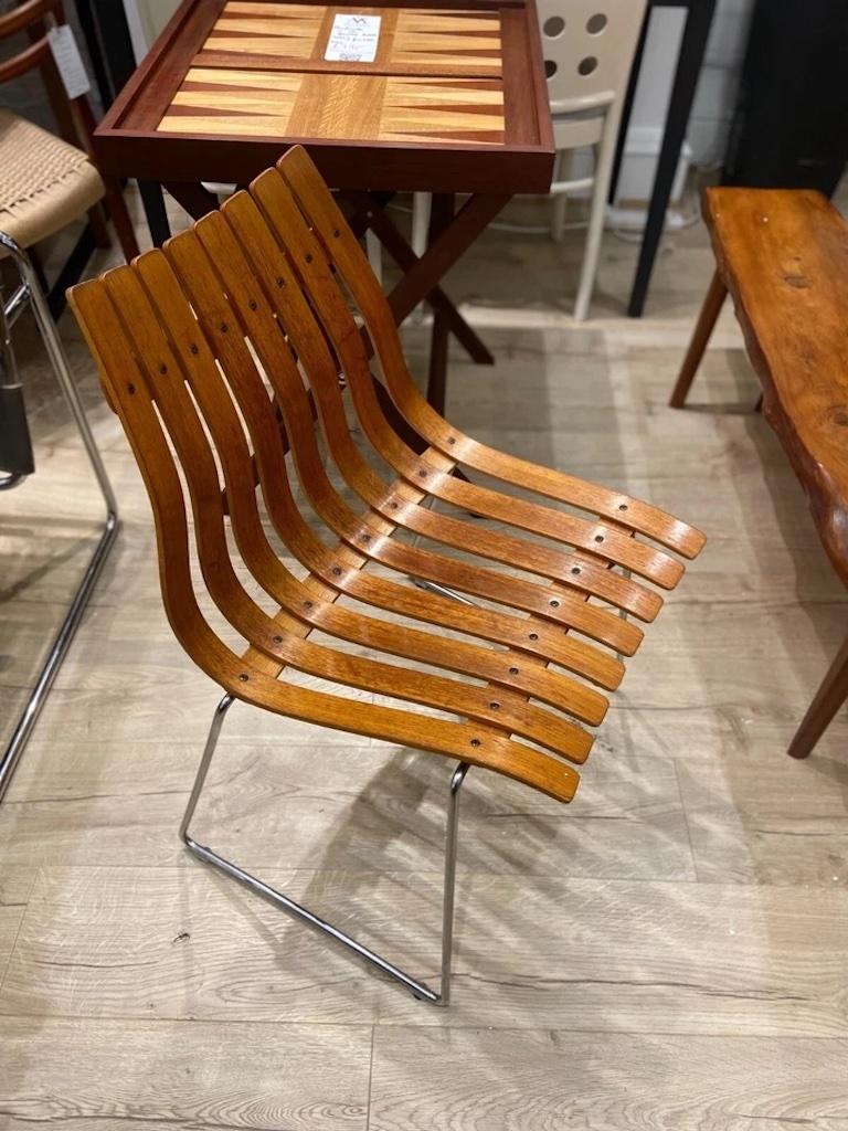 A Set Of Four Vintage Teak Hans Bratturd Junior Scandia Chairs For Sale 1