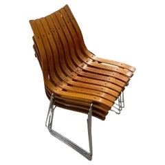 A Set Of Four Vintage Teak Hans Bratturd Junior Scandia Chairs