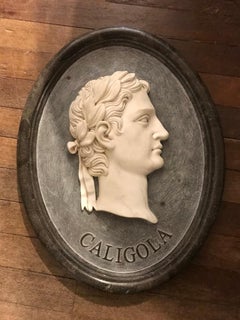 Set of Four Wall Plaques of Roman Men