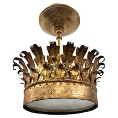 A Set of French Gilt Metal Light Fixtures, Sold Individually