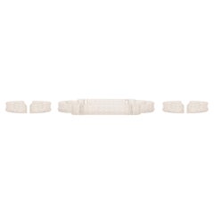 Conjunto de centros de mesa franceses de cristal Luis XVI atribuidos a Baccarat