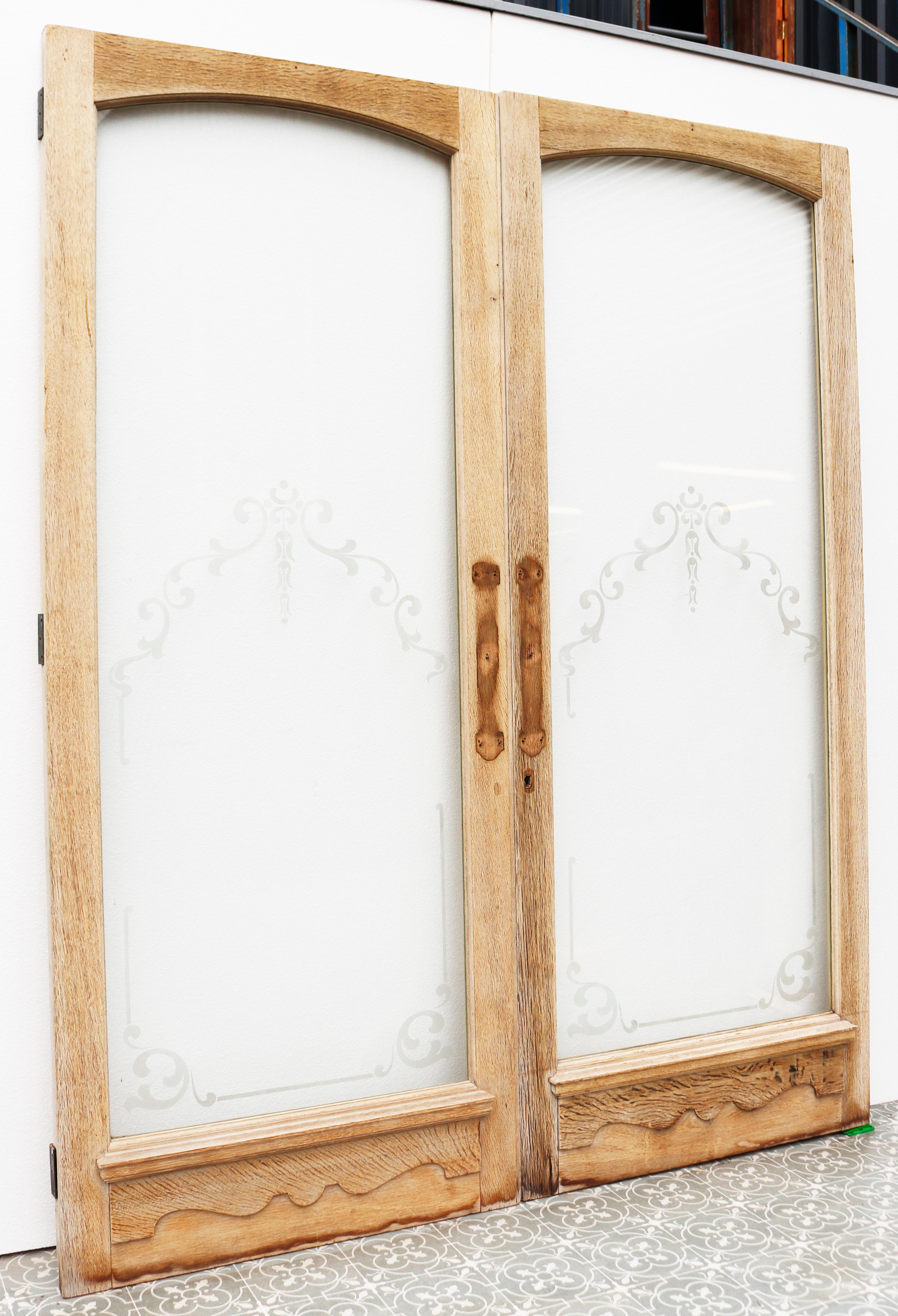 Set di porte smaltate in Oak antico In condizioni discrete in vendita a Wormelow, Herefordshire