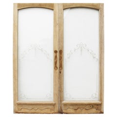 Set di porte smaltate in Oak antico