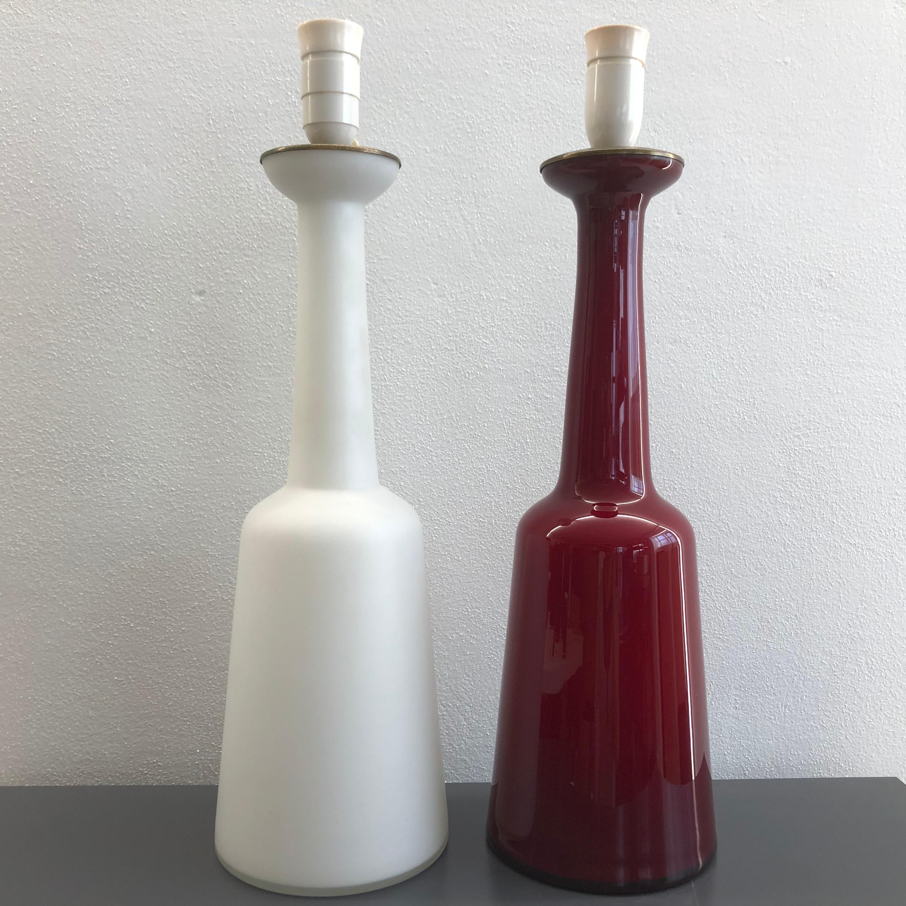 Set of Lamps by Bent Nordsted for Holmegaard (Moderne)