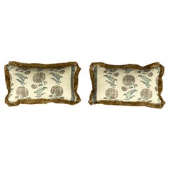 A Set of Michael S. Smith Indian Flower Pillows
