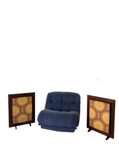 Set of Mid-Century Modern XXL Sound Speaker by Toshiba, 1970s