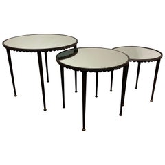 Set of Nesting Tables Attributed to Maison Jansen, 1960s