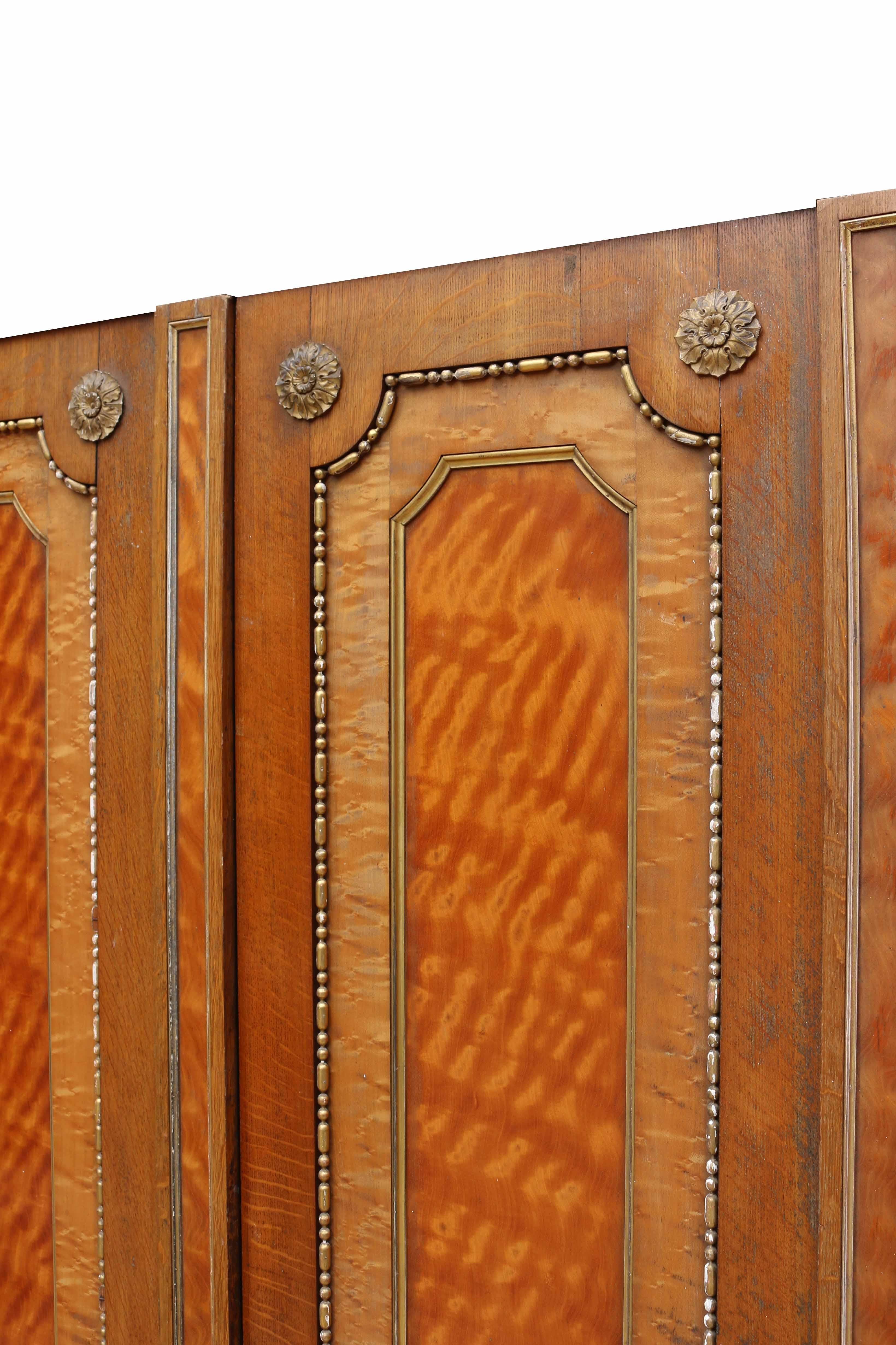 20th Century Set of Oak and Maple Divider Doors For Sale