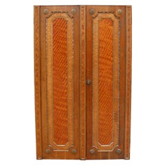 Antique Set of Oak and Maple Divider Doors