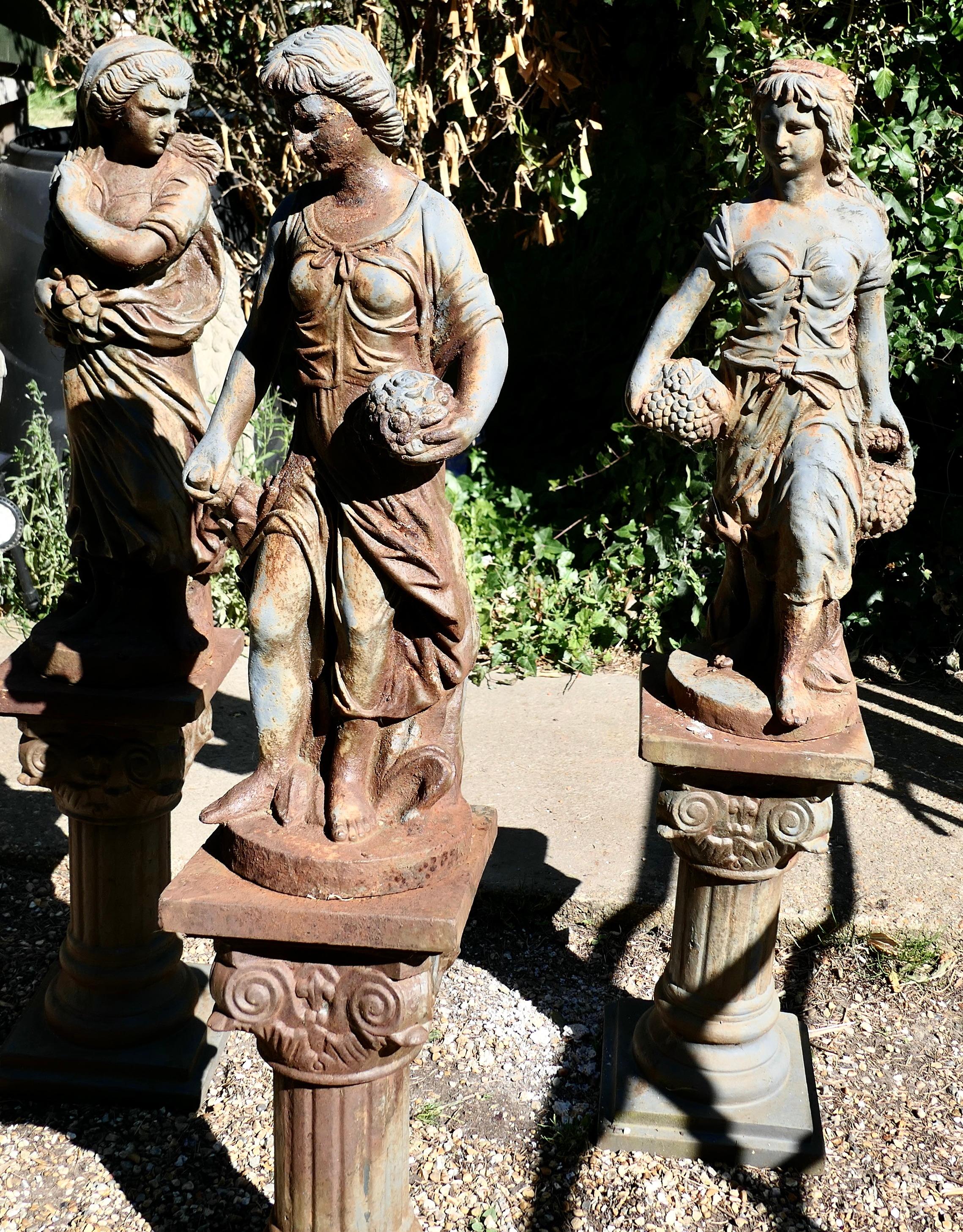 four seasons cherub statues