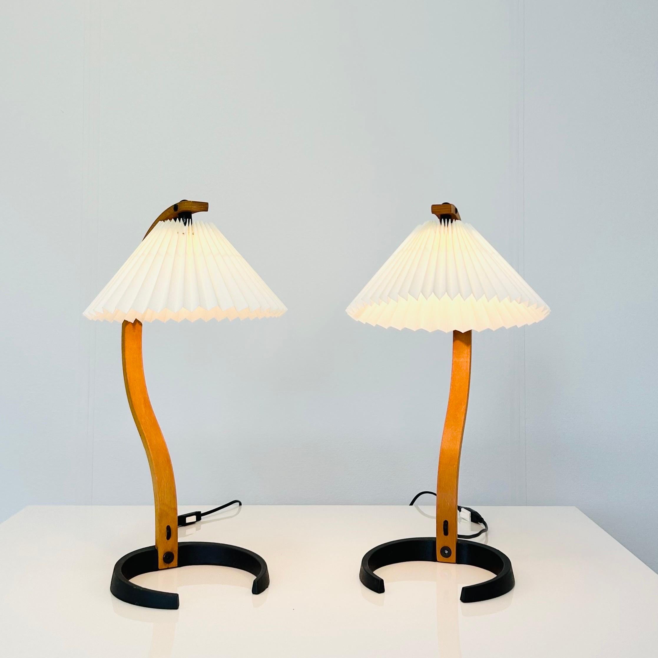 Late 20th Century Set of Original Danish Caprani Desk Lamps, 1970s, Denmark