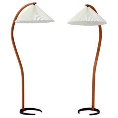 A set of Original Danish Caprani Floor Lamps, 1970s, Denmark