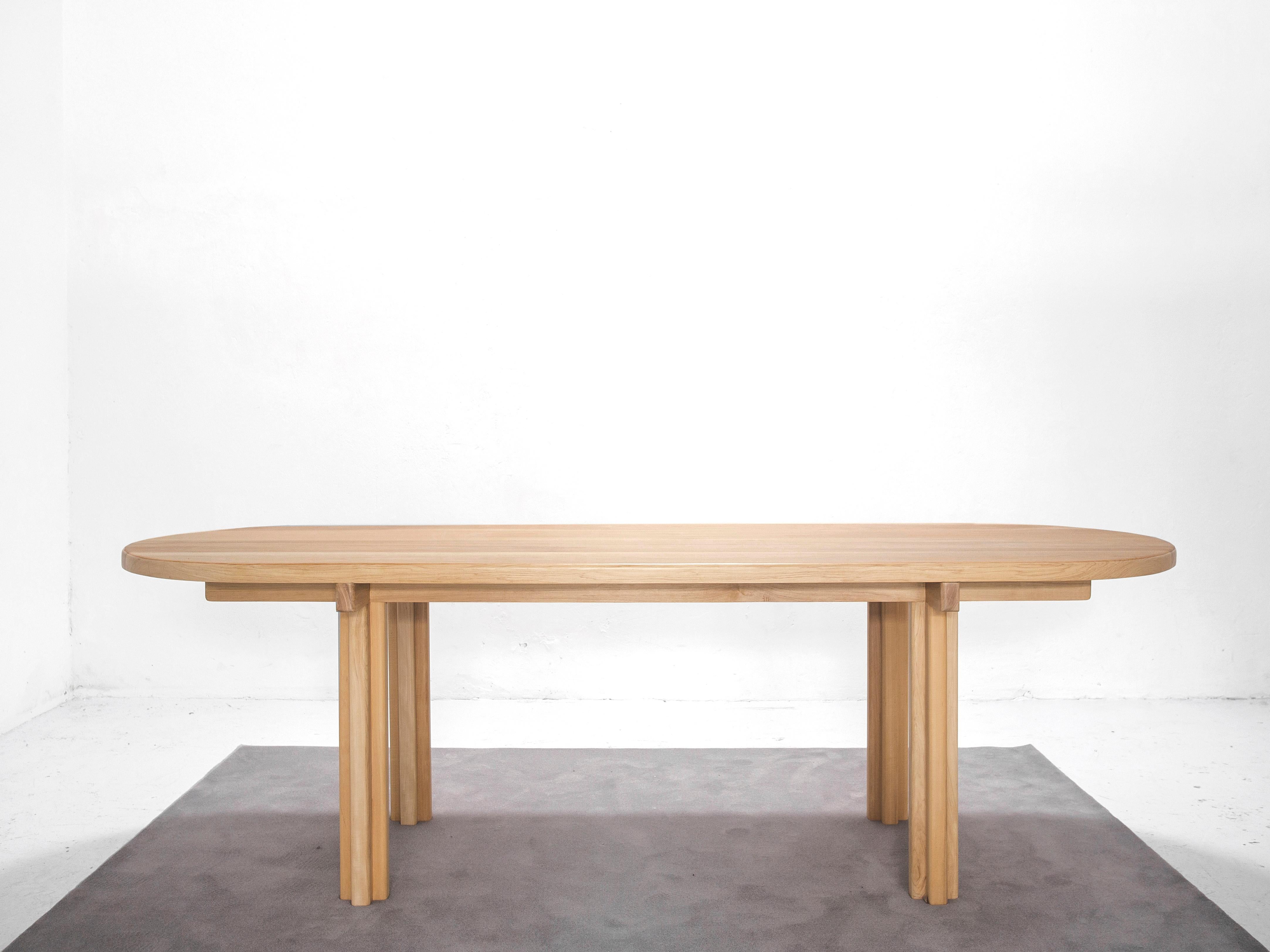 Wood Set of Orno Dining Table & 2 Chairs by Ries