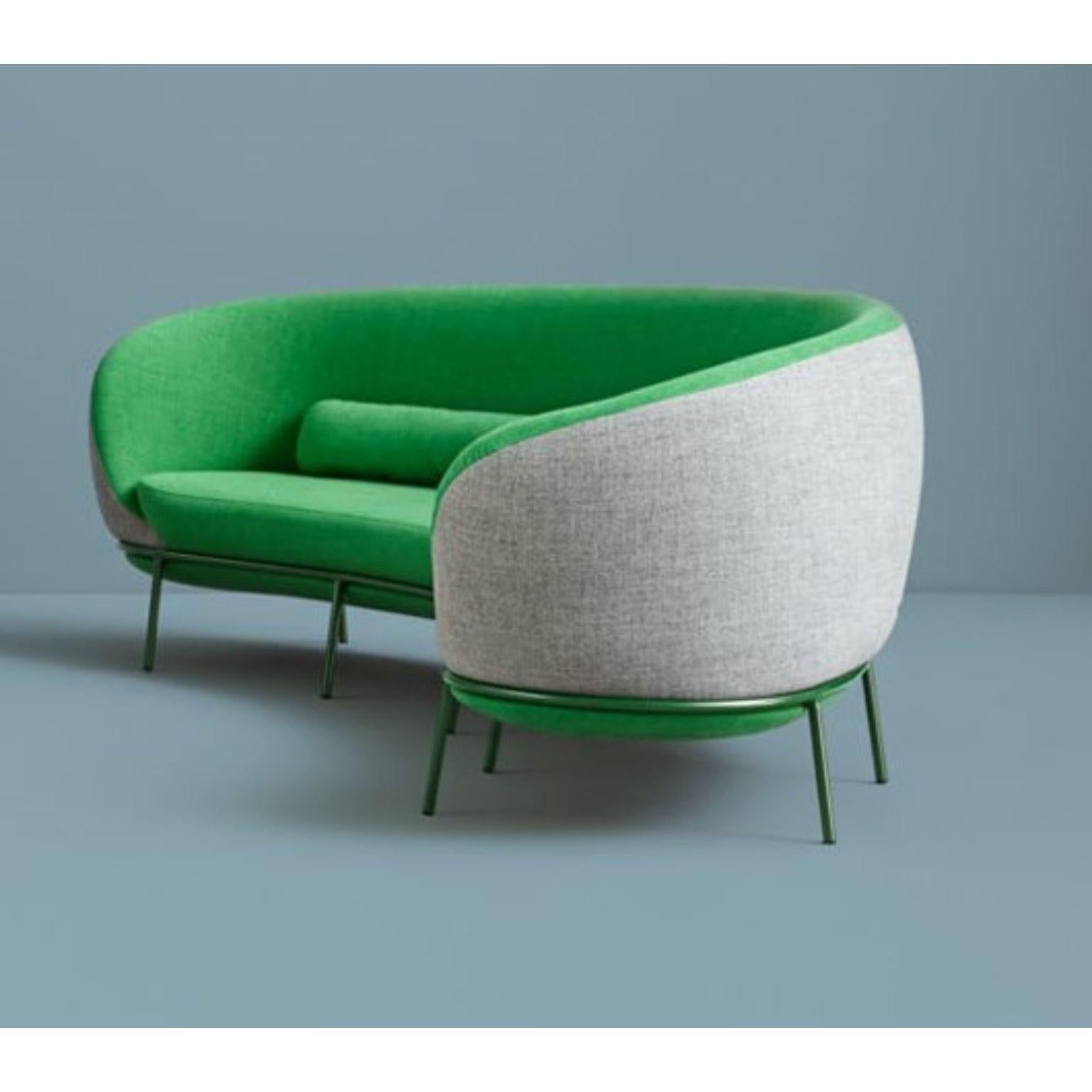 Spanish Set of Purple & Green Nest Sofa by Paula Rosales