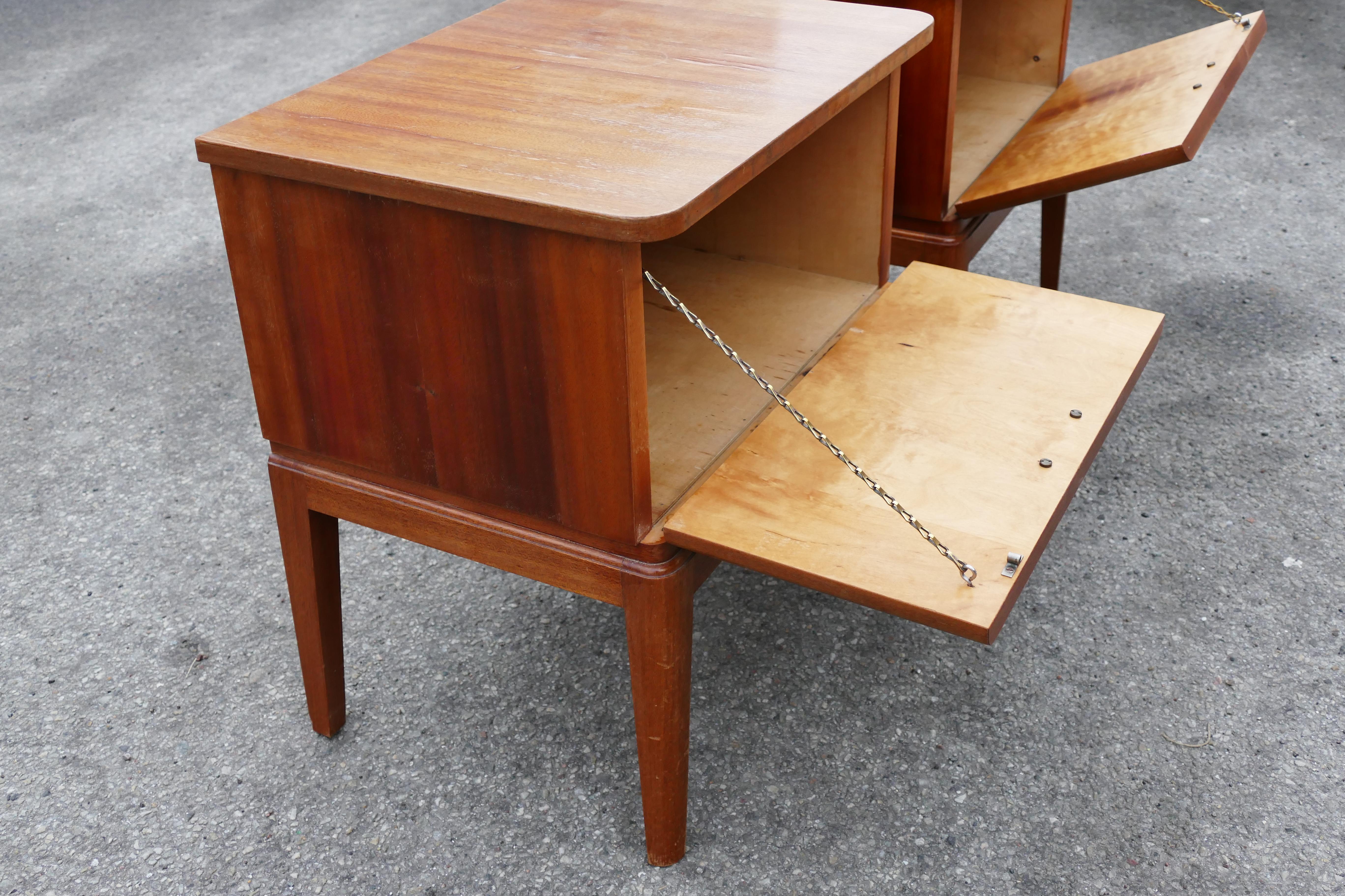 Set of Rare Danish Nightstands from 1930s For Sale 1