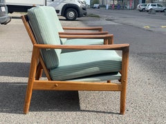 Set of Rare Seen Hans Olsen Teak Chairs by Juul Kristensen from the 1960s