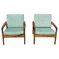 Used Set of Rare Seen Hans Olsen Teak Chairs by Juul Kristensen from the 1960s