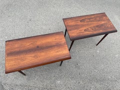 A set of rare solid rosewood Danish sidetables from the 1960´s