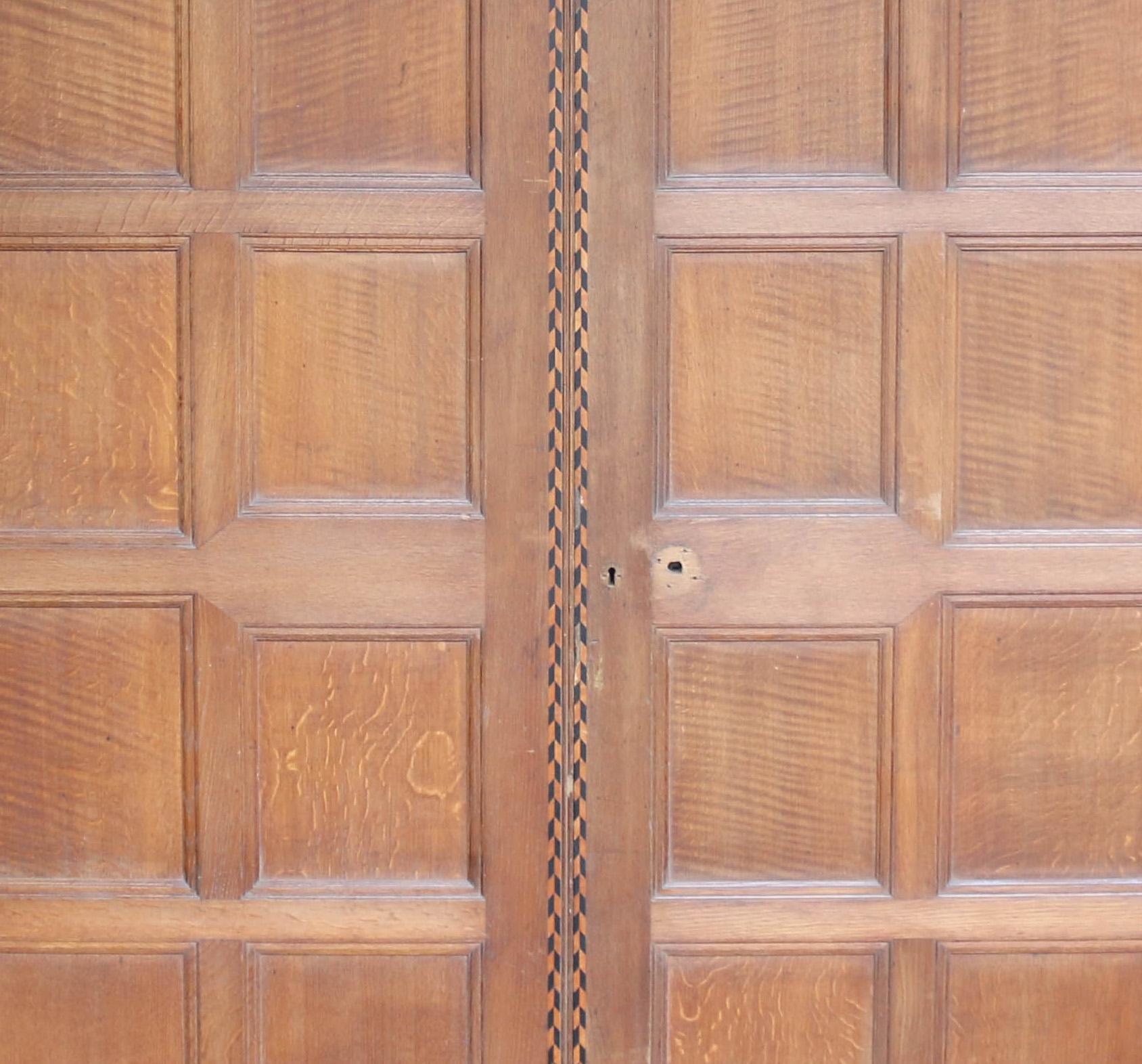 19th Century Set of Reclaimed English Oak Double Doors