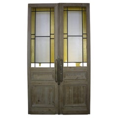 Set of Reclaimed Glazed Double Doors