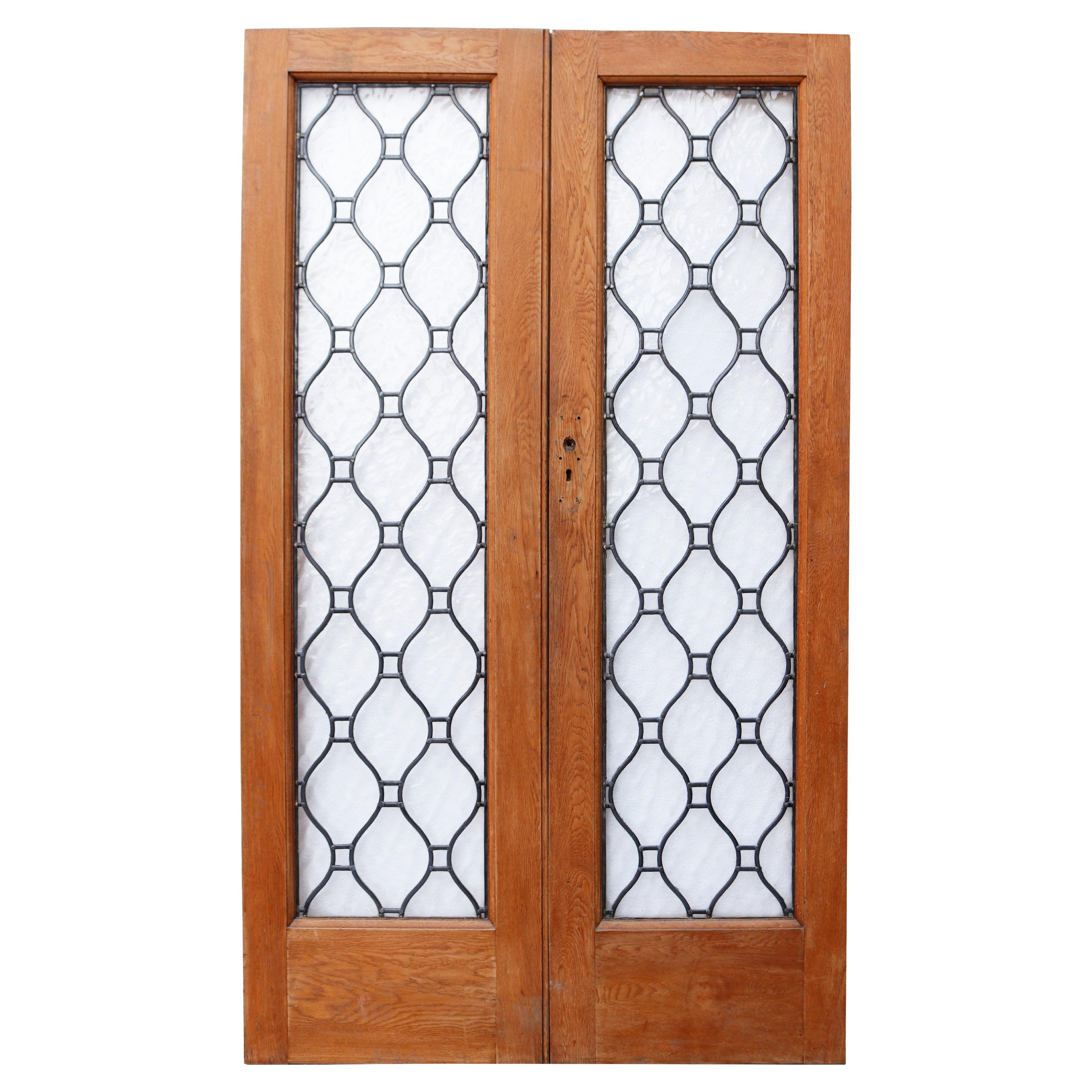 Set of Reclaimed Oak Doors