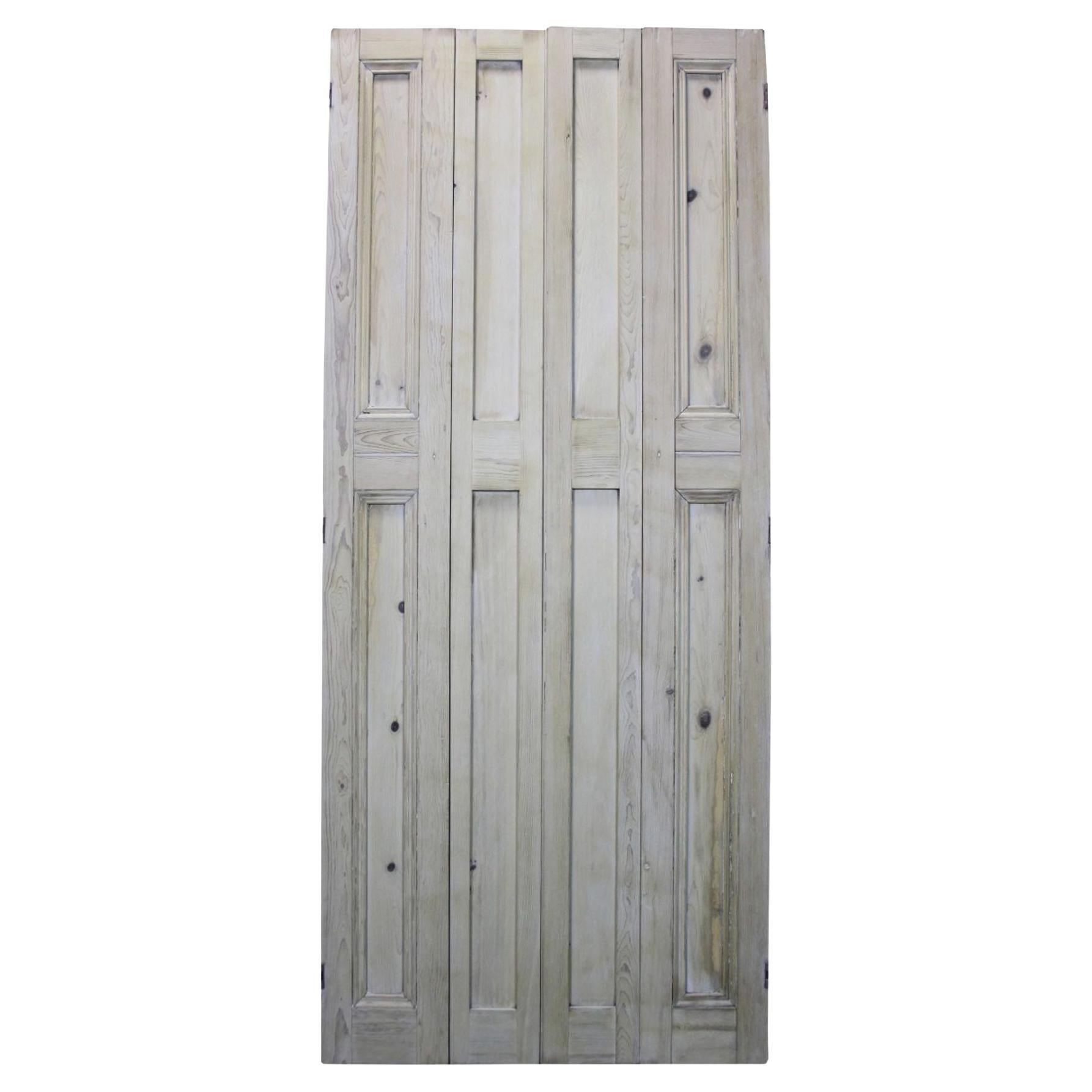 Set of Reclaimed Victorian Pine Window Shutters For Sale