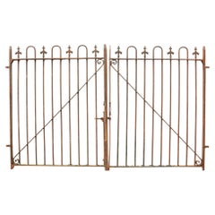 Set of Reclaimed Wrought Iron Gates Set of Reclaimed Wrought Iron Gates