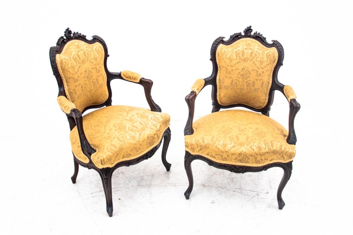 Set of Rococo Armchairs, France, Around 1870 10