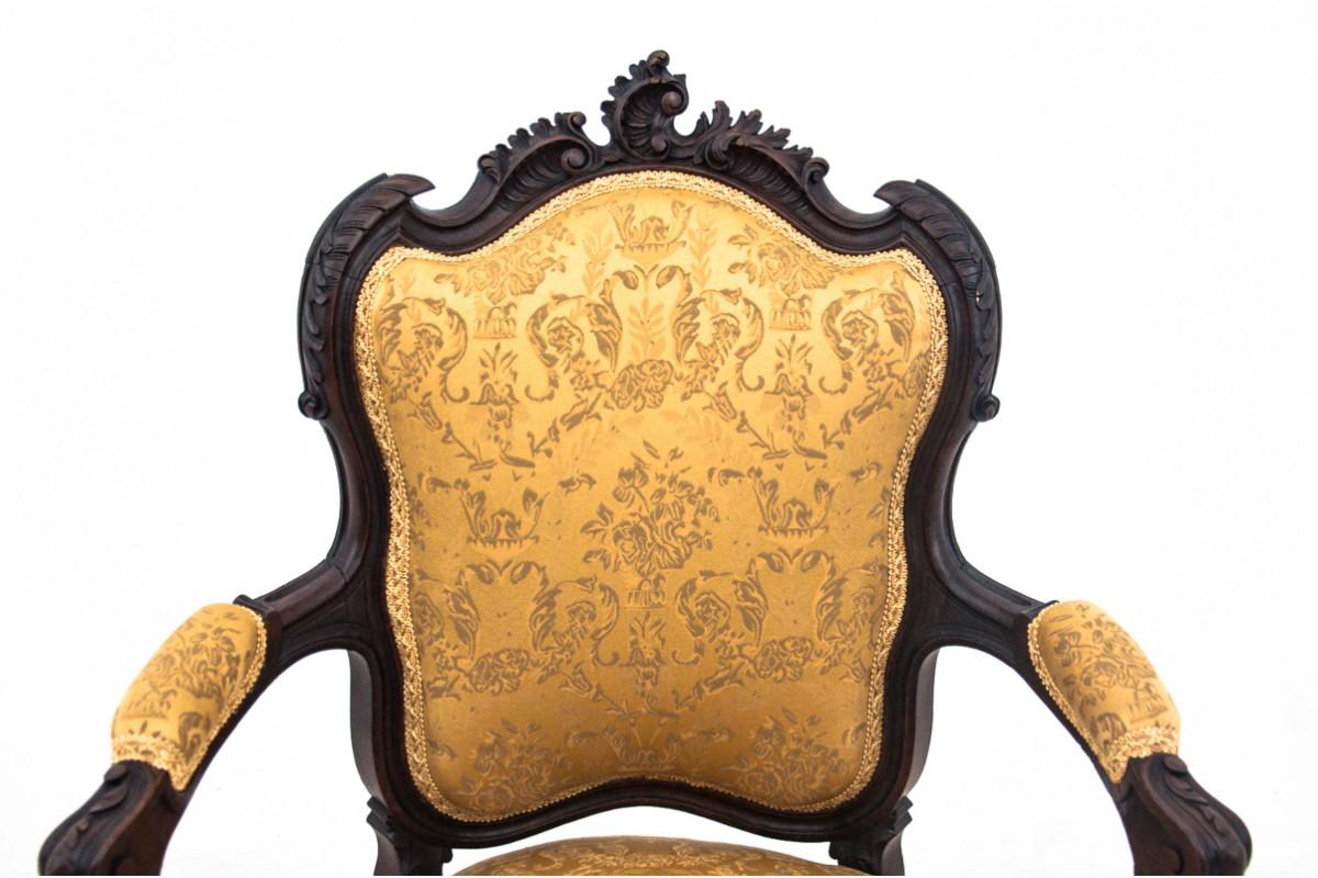 Set of Rococo Armchairs, France, Around 1870 1