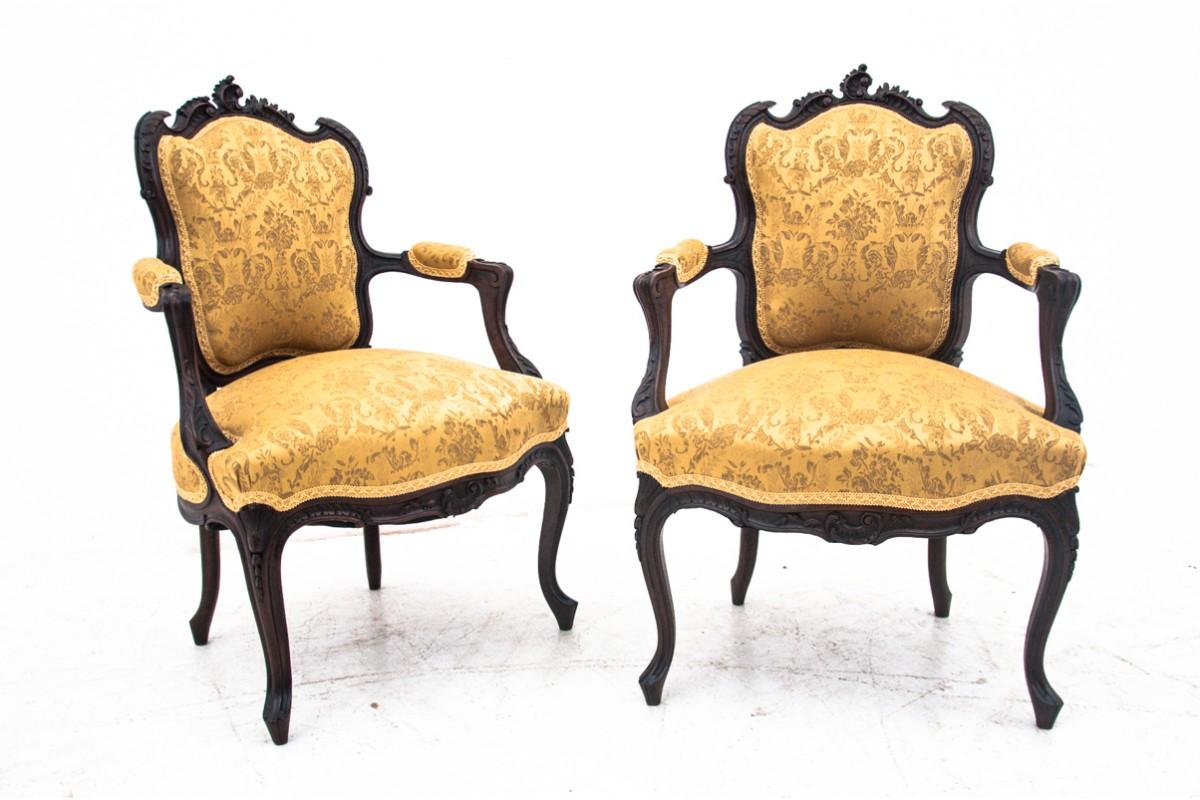 Set of Rococo Armchairs, France, Around 1870 2
