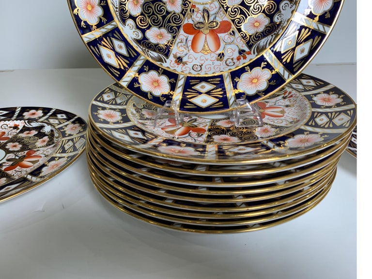 Set of Royal Crown Derby Old Imari Service Dinner Plates at 1stDibs most expensive royal crown