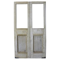 Used Set of Salvaged Pine Double Doors