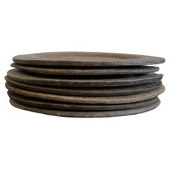 A set of seven Swedish Platters ca 1850