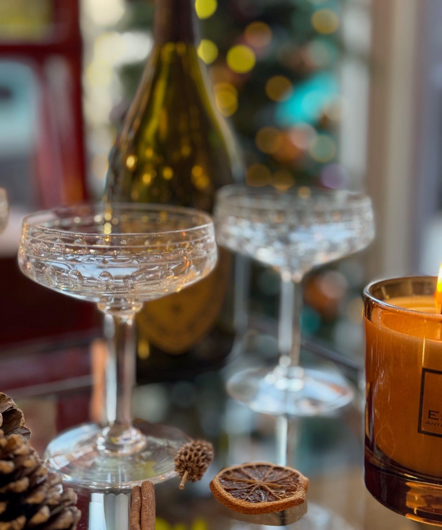 A set of six 1940s Val Saint Lambert 