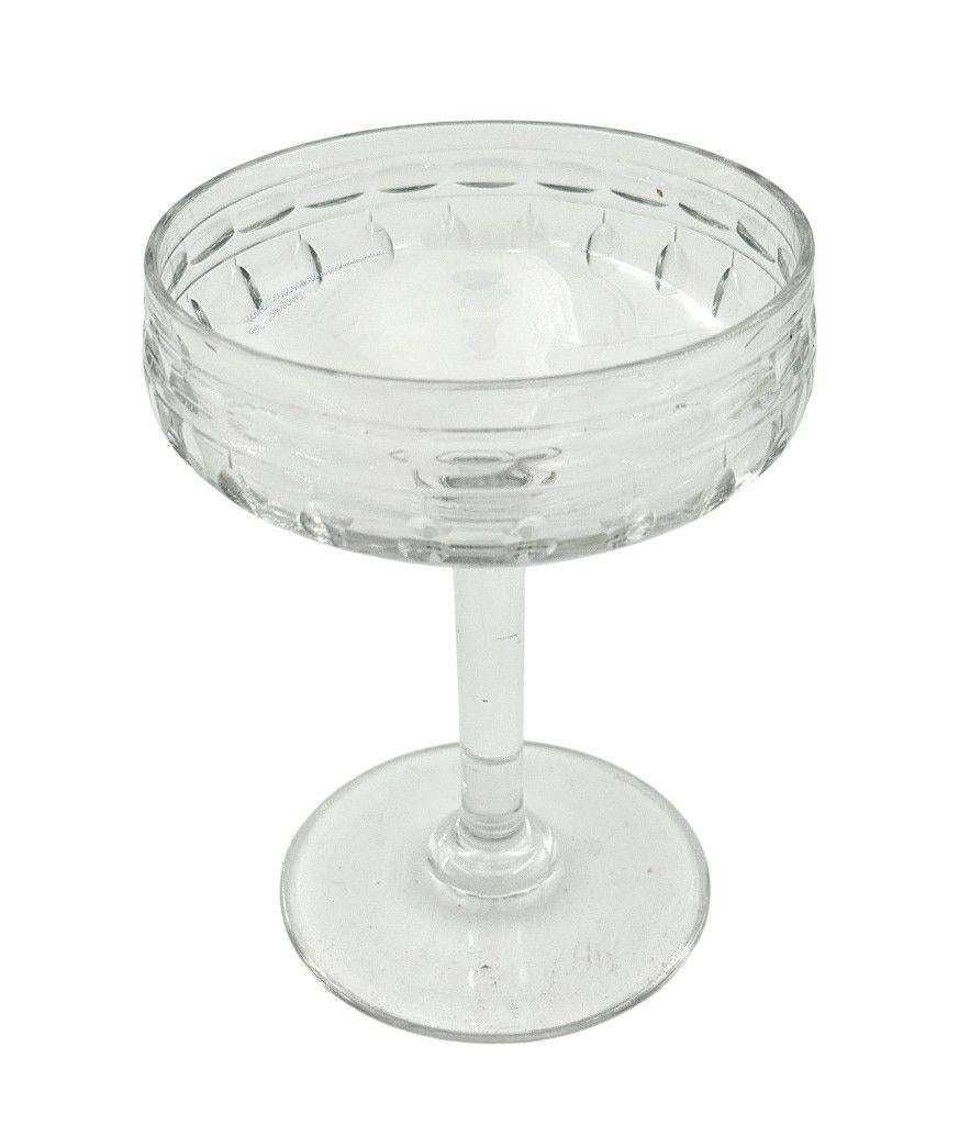 A set of six 1940s Val Saint Lambert 