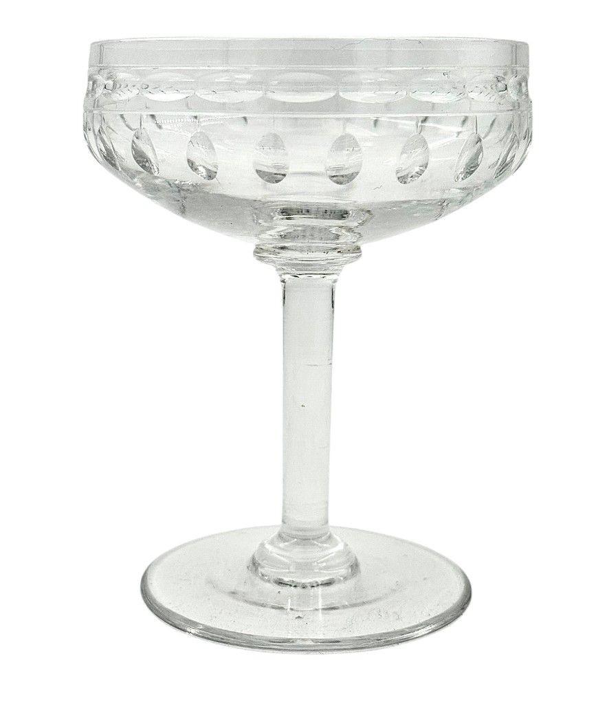 Art Deco A set of six 1940s Val Saint Lambert 