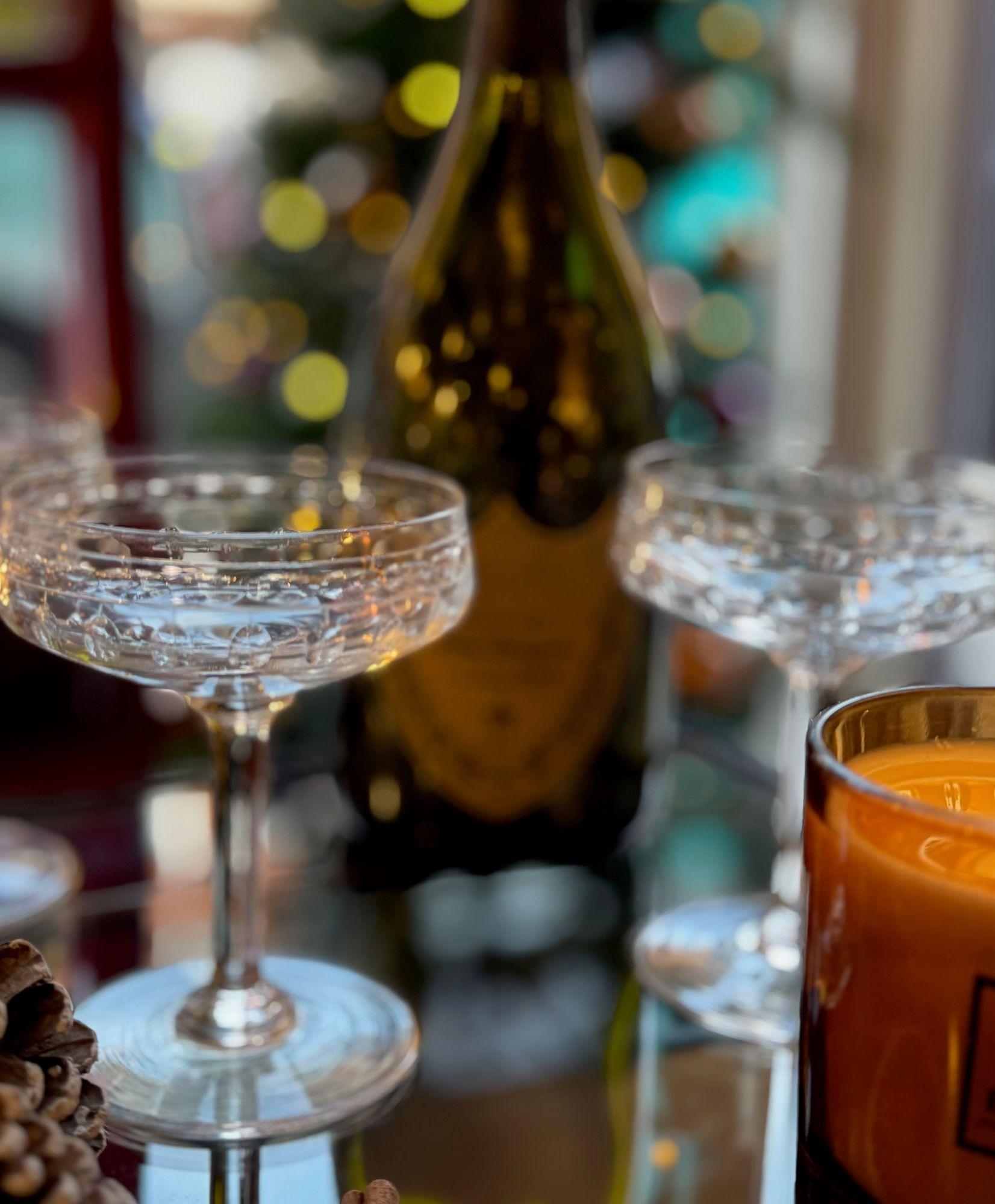 A set of six 1940s Val Saint Lambert 