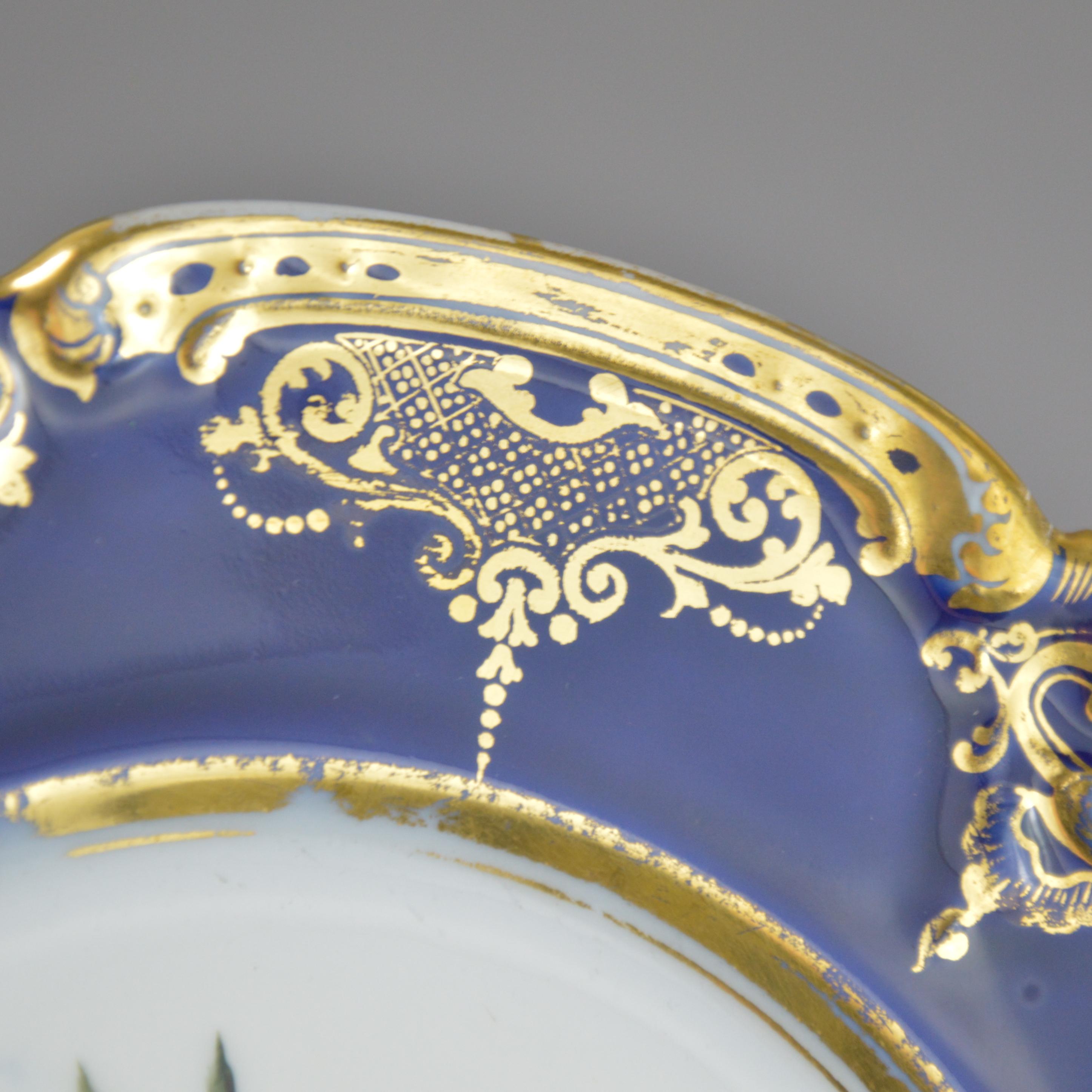 Set of Six Old Paris Porcelain Plates Laroche a L’escalier de Cristal 2